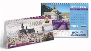 Picture of Kalendarz 2026 biurkowy Podróże