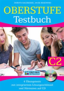 Obrazek Oberstufe Testbuch z płytą Cd 4 Übungstests mit integriertem Lösungsschlüssel und Hörtexten auf CD