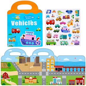 Picture of Książeczka z naklejkami pojazdy