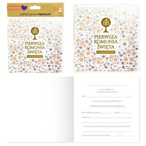 Obrazek Zaproszenie Komunia (5szt)