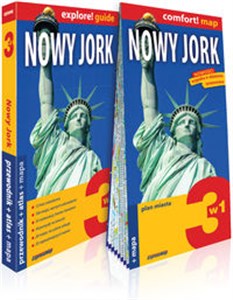 Obrazek Nowy Jork 3w1: przewodnik + atlas + mapa explore! guide