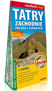 Picture of Tatry Zachodnie, polskie i słowackie laminowana mapa turystyczna 1:30 000