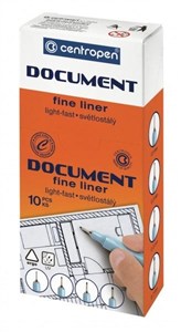 Picture of Cienkopis Document 0,3mm czarny (10szt)