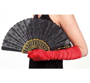 Obrazek Wachlarz czarny Granada