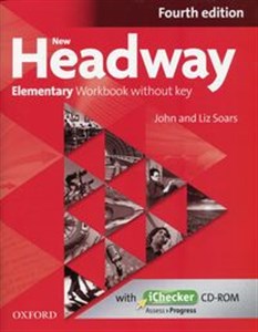 Obrazek New Headway Elementary Workbook without key with iChecker CD-ROM