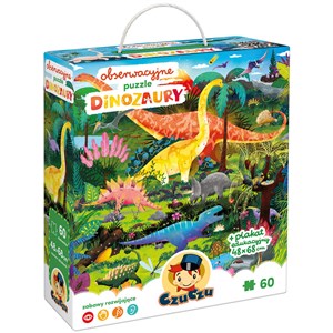 Obrazek CzuCzu Obserwacyjne puzzle Dinozaury 4+