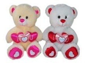 Obrazek Miś z sercem 30cm MIX