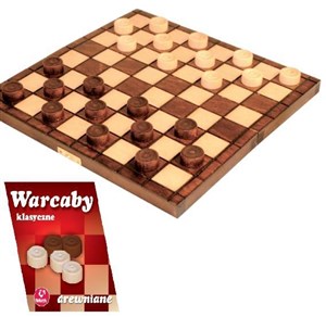 Obrazek Warcaby klasyczne - drewniane