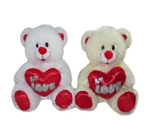 Picture of Miś z sercem 30cm MIX