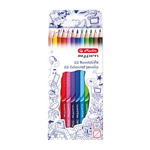 Obrazek Kredki my.pen trójkątne 12 kolorów