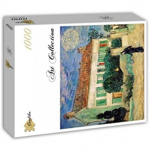 Obrazek Puzzle 1000 Biały dom w nocy, Van Gogh Vincent