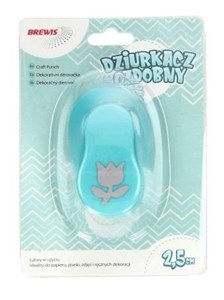 Obrazek Dziurkacz ozdobny - Tulipan 2,5cm MIX