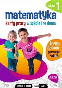 Picture of Matematyka 1 Karty pracy w szkole i w domu