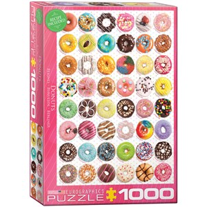 Obrazek Puzzle 1000 Donuts Tops - Sweet Collection 6000-0585