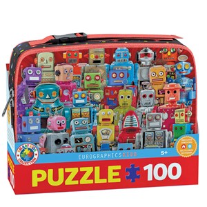Picture of Puzzle 100 z lunch box  Robots 9100-5827