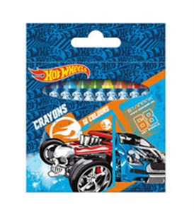 Picture of Kredki woskowe 12 kolorów Hot Wheels