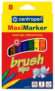 Obrazek Flamastry zmywalne 5mm 8szt