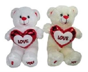 Picture of Miś z sercem 30cm MIX