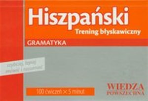 Picture of Hiszpański trening błyskawiczny gramatyka 100 ćwiczeń x 5 minut