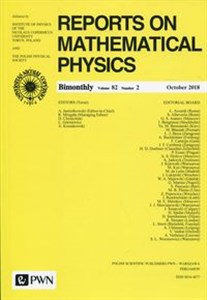 Picture of Reports on Mathematical Physics 82/2 Polska
