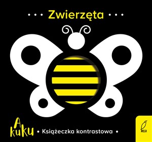 Obrazek A kuku! Zwierzęta Książeczka kontrastowa