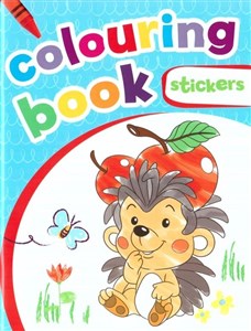 Obrazek Colouring book z naklejkami. Niebieska