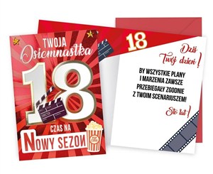 Obrazek Karnet B6 Urodziny 18