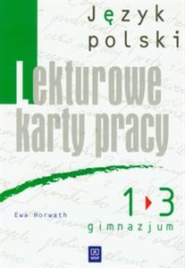 Picture of Lekturowe karty pracy Język polski 1-3 Gimnazjum