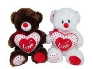 Picture of Miś z sercem 30cm MIX