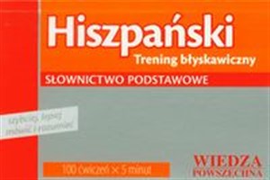 Picture of Hiszpański Trening błyskawiczny Słownictwo podstawowe