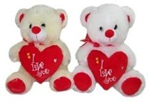 Picture of Miś z sercem 30cm MIX