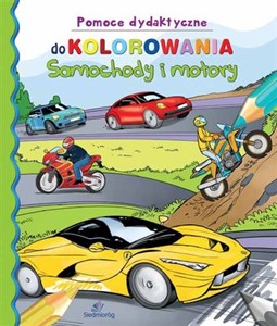 Picture of Pomoce dydaktyczne do kolorowania Samochody i motory