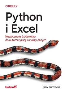 Picture of Python i Excel Nowoczesne środowisko do automatyzacji i analizy danych