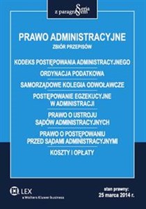 Picture of Prawo administracyjne Zbiór przepisów