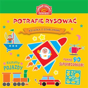 Picture of Potrafię rysować Kształty Pojazdy Książka z szablonami