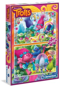Obrazek Puzzle Trolls 2x60