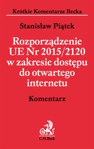 Picture of Rozporządzenie UE 2015/2120 w zakresie dostępu do otwartego internetu Komentarz