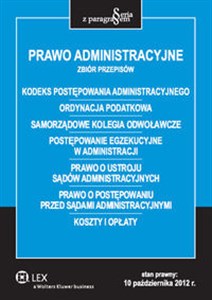 Obrazek Prawo administracyjne Zbiór przepisów