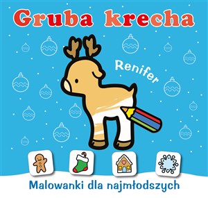 Picture of Renifer. Gruba krecha