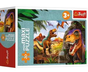 Obrazek Puzzle 20 miniMaxi Poznaj świat dinozaurów 3 TREFL