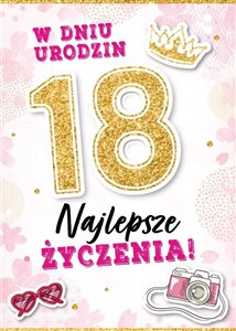 Obrazek Karnet Urodziny 18