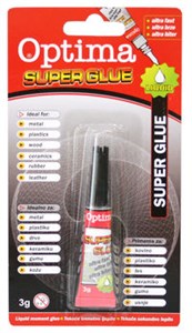 Obrazek Klej Super Glue 3g Optima