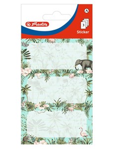 Picture of Naklejki na zeszyty szkolne Tropiki 9 sztuk