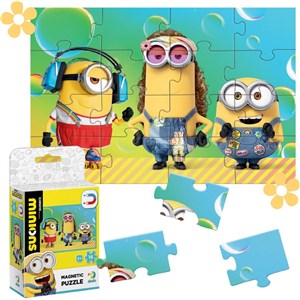 Obrazek Magnetyczne puzzle Minionki