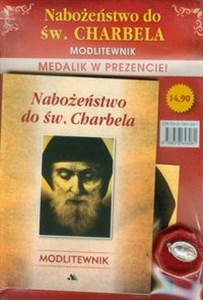 Obrazek Nabożeństwo do św. Charbela Modlitewnik z medalikiem i obrazkiem
