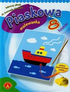 Picture of Piaskowa malowanka mini statek