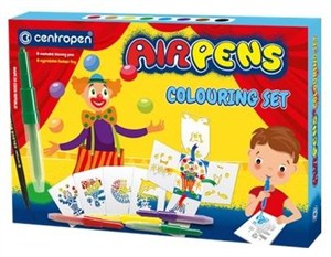 Picture of Flamastry dmuchane 9szt + 9 szablonów