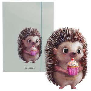 Picture of Teczka A4 z gumką CUTE Jeżyk