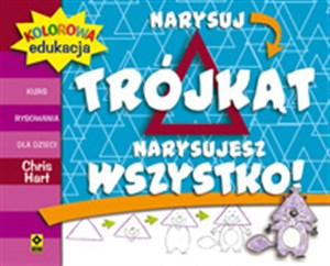 Obrazek Kolorowa edukacja Narysuj trójkąt Narysujesz wszystko