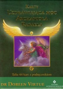 Obrazek Karty Uzdrawiająca moc Archanioła Rafaela Talia 44 kart z podręcznikiem